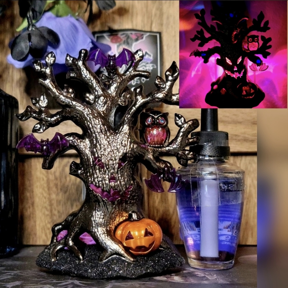 B&BW 👹🌲 Monster Tree Nightlight Wallflower Plug & Fragrance Refill HALLOWEEN
